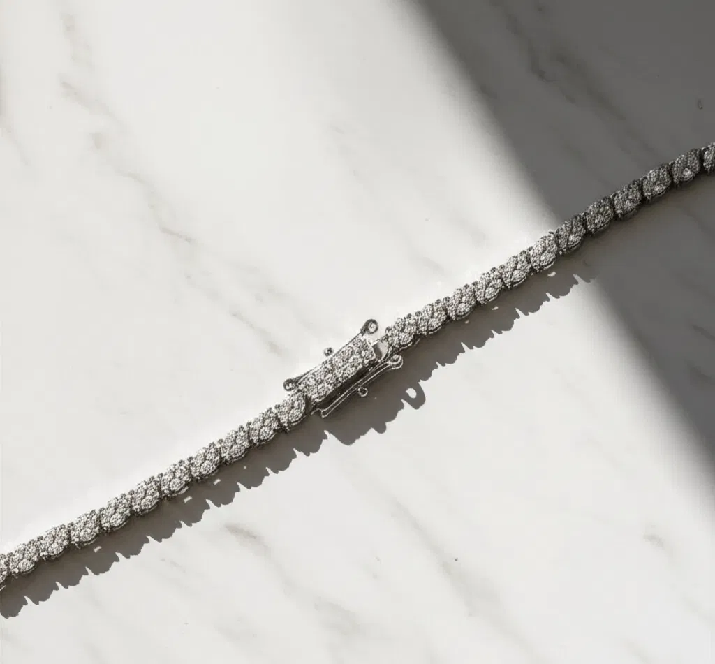 Twist of Brilliance – Tennis Bracelet view 5