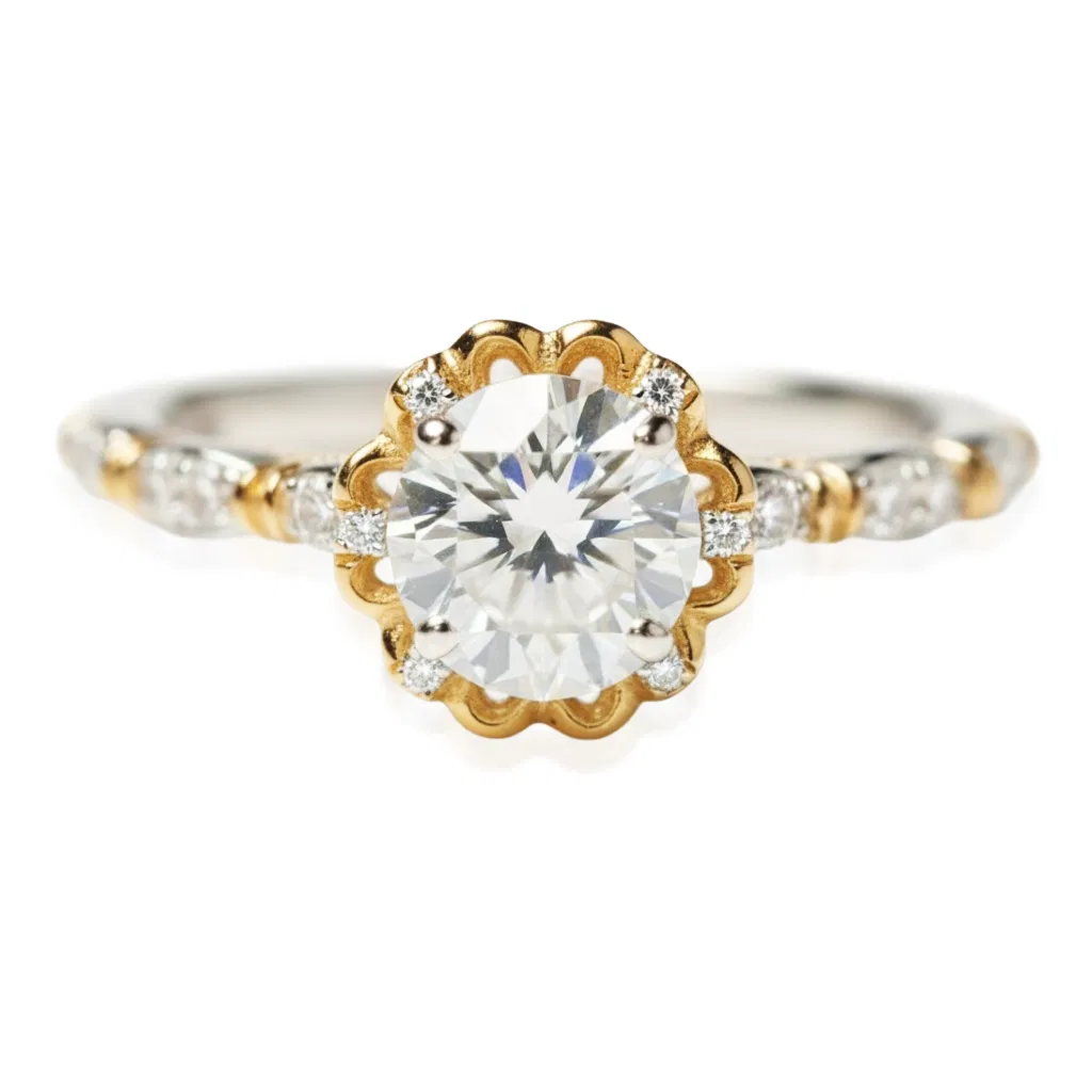 Heirloom Crown Two-Tone Ring view 1