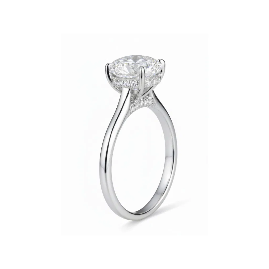 Solitaire Engagement Ring view 4