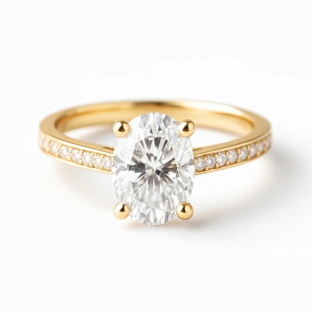 Luna Oval Cut Engagement Ring view 2