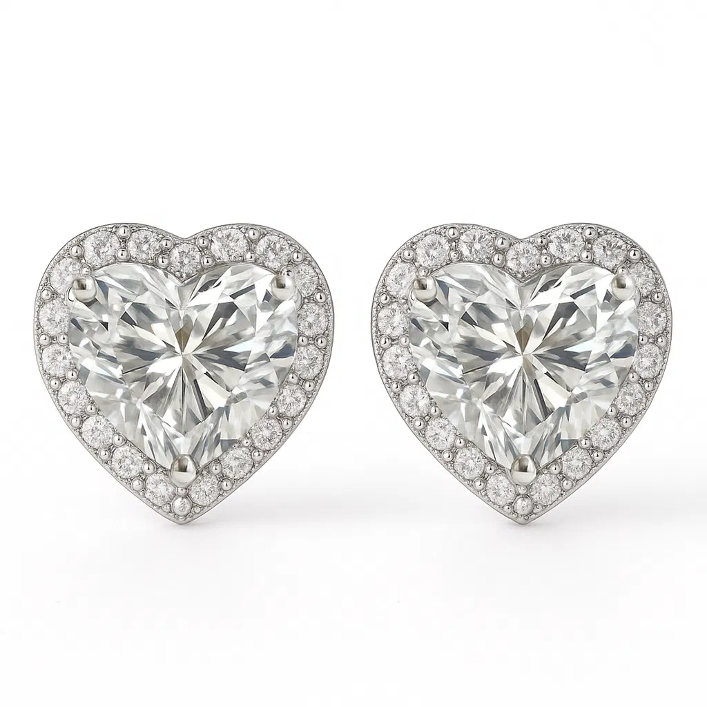 Eternal Heart Halo Jewelry Set view 3