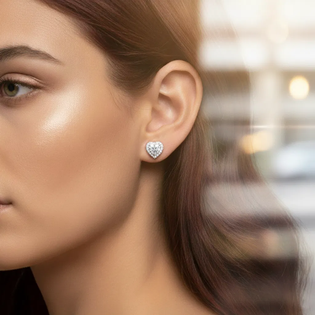 Eternal Heart Halo Jewelry Set view 5