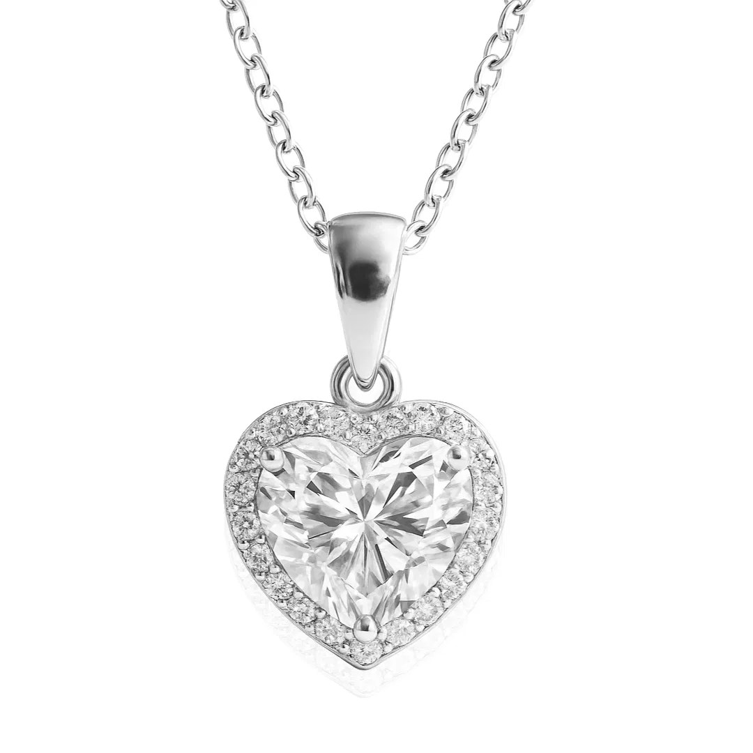 Eternal Heart Halo Jewelry Set view 2