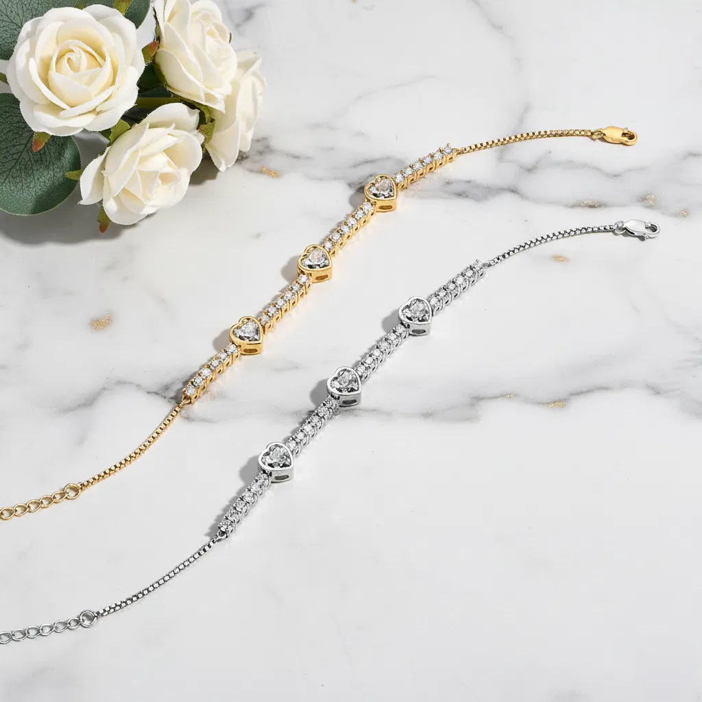 The Luxora Heart Trilogy Bracelet view 4