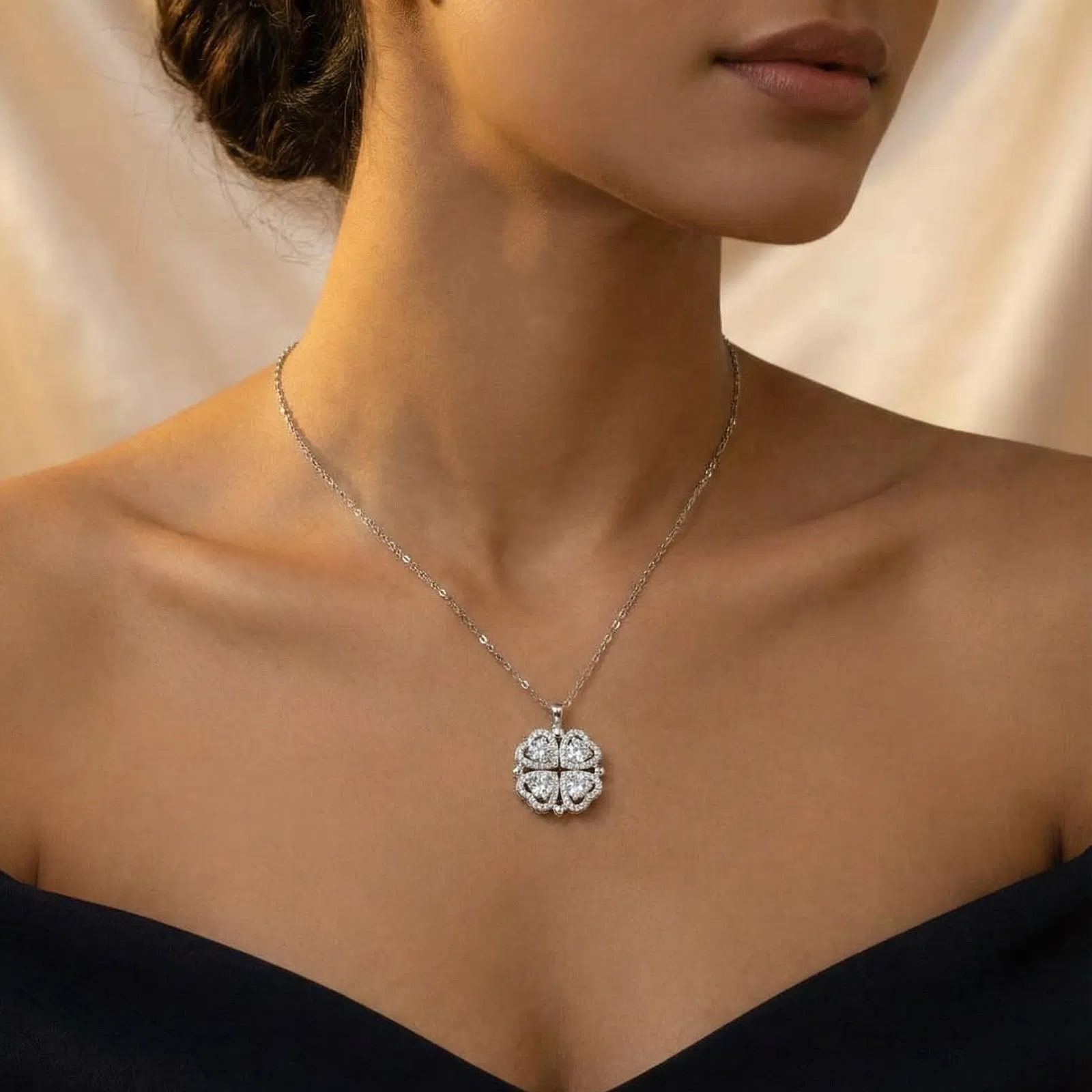 Lucky Love Clover Necklace view 6