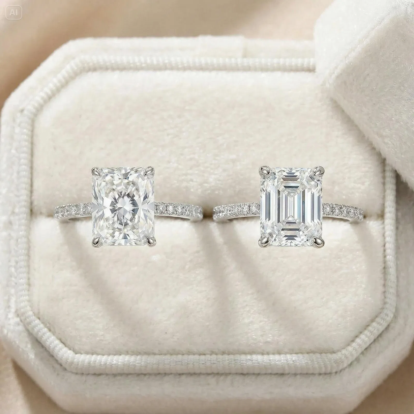 Lumière Royale Emerald Ring view 5