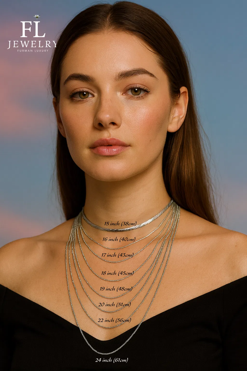 Classic Tennis Necklace view 6