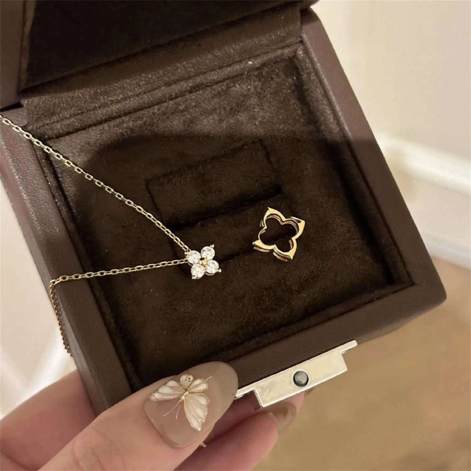 Quatrefoil Necklace view 5