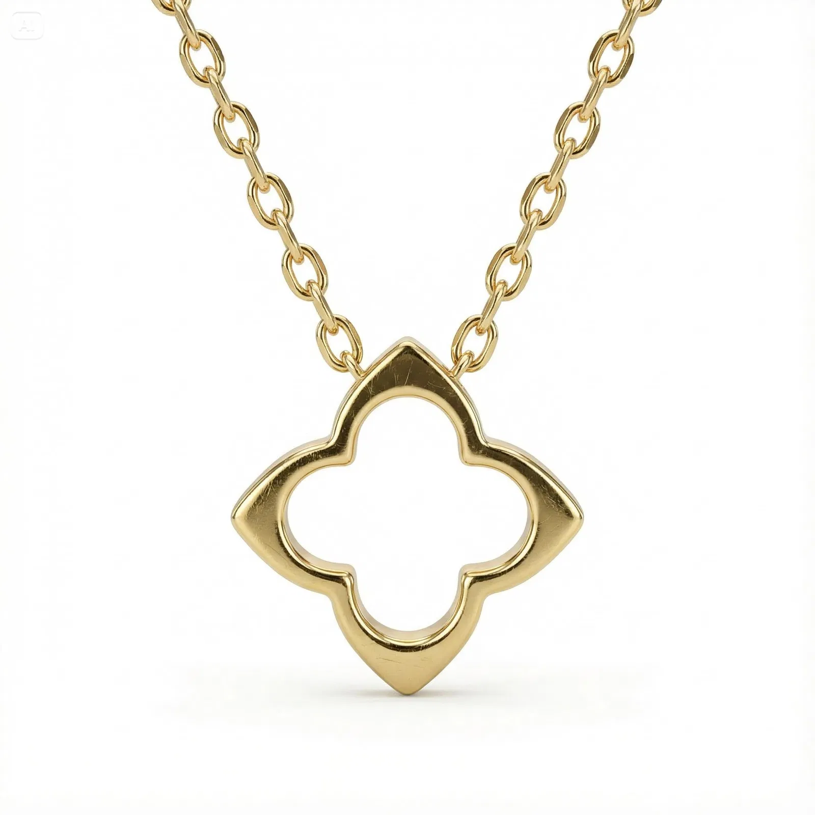 Quatrefoil Necklace view 4