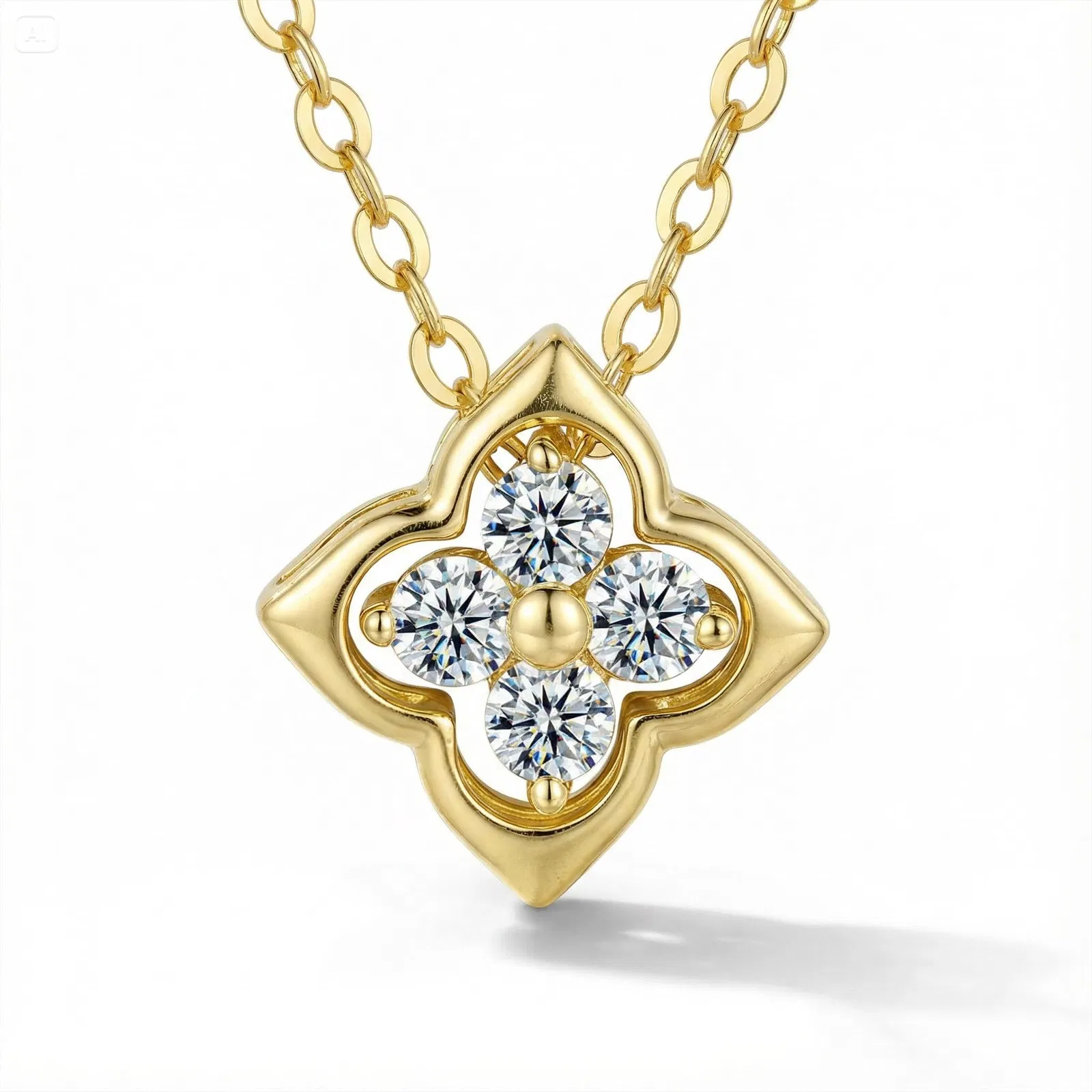 Quatrefoil Necklace view 1