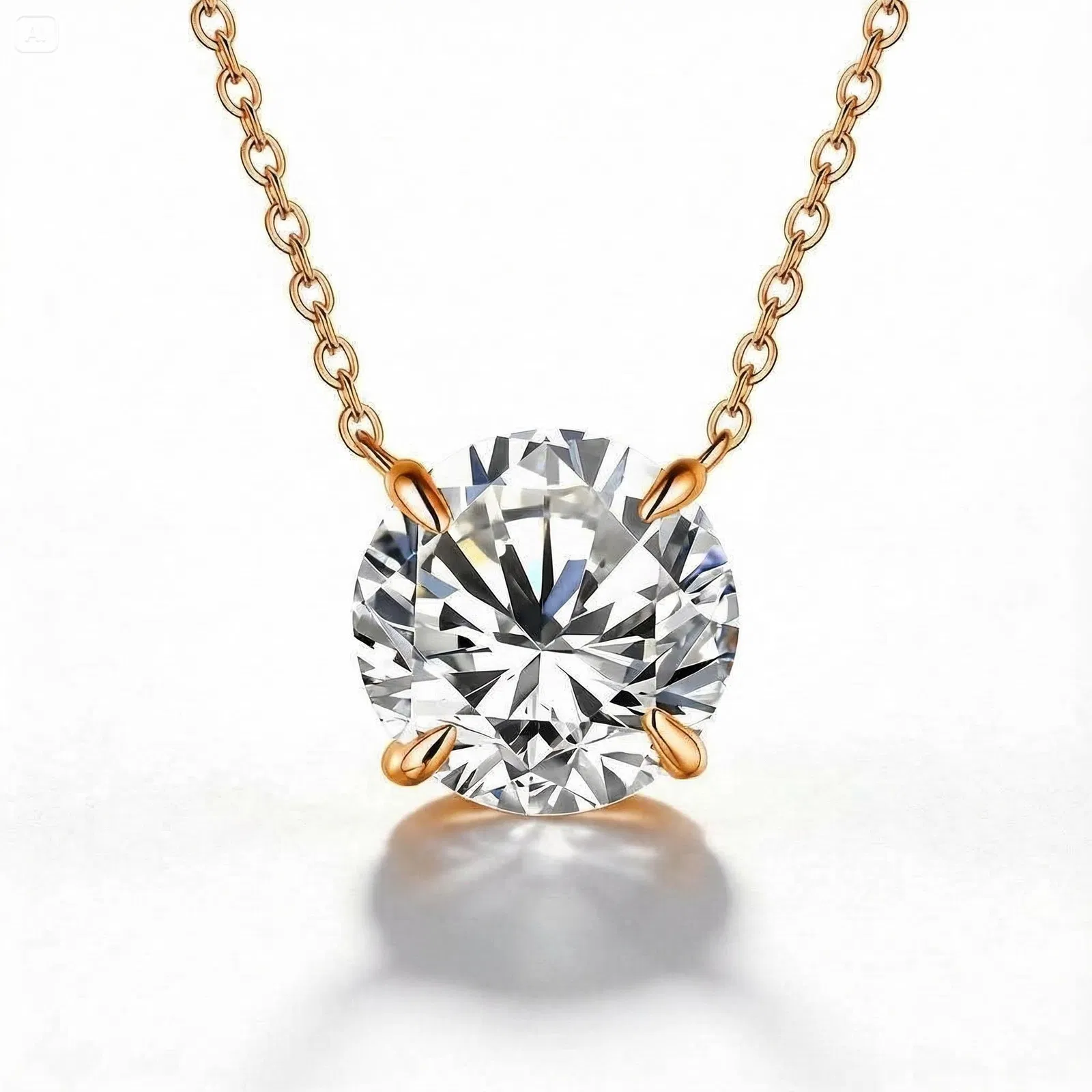 Solitaire Icon Necklace view 3