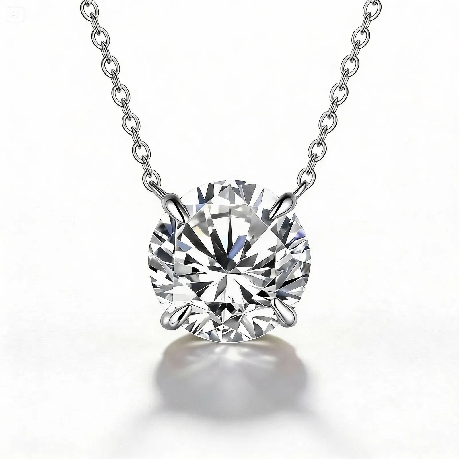 Solitaire Icon Necklace view 2