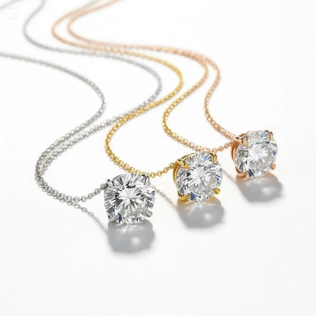 Solitaire Icon Necklace view 4