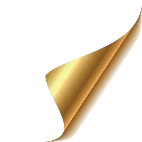 Gold paper seal