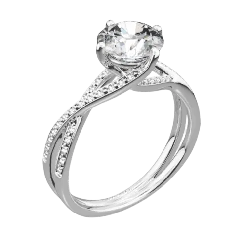 Moissanite ring