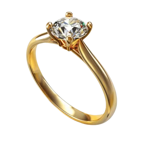 Moissanite ring